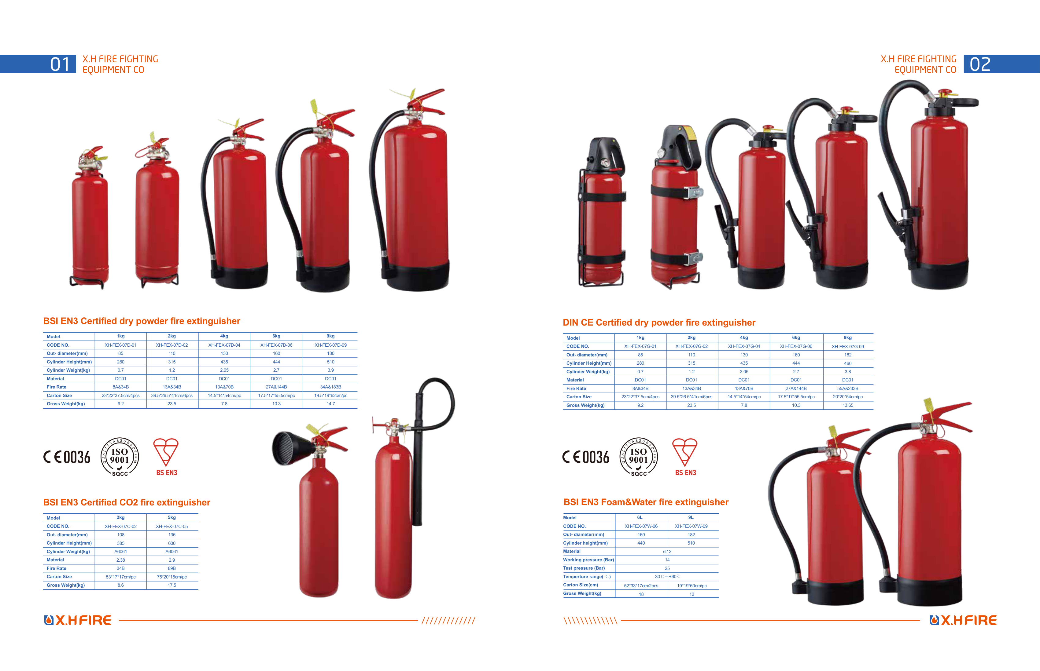 BSI EN3 / DIN CE Certified Dry Powder Fire Extinguisher